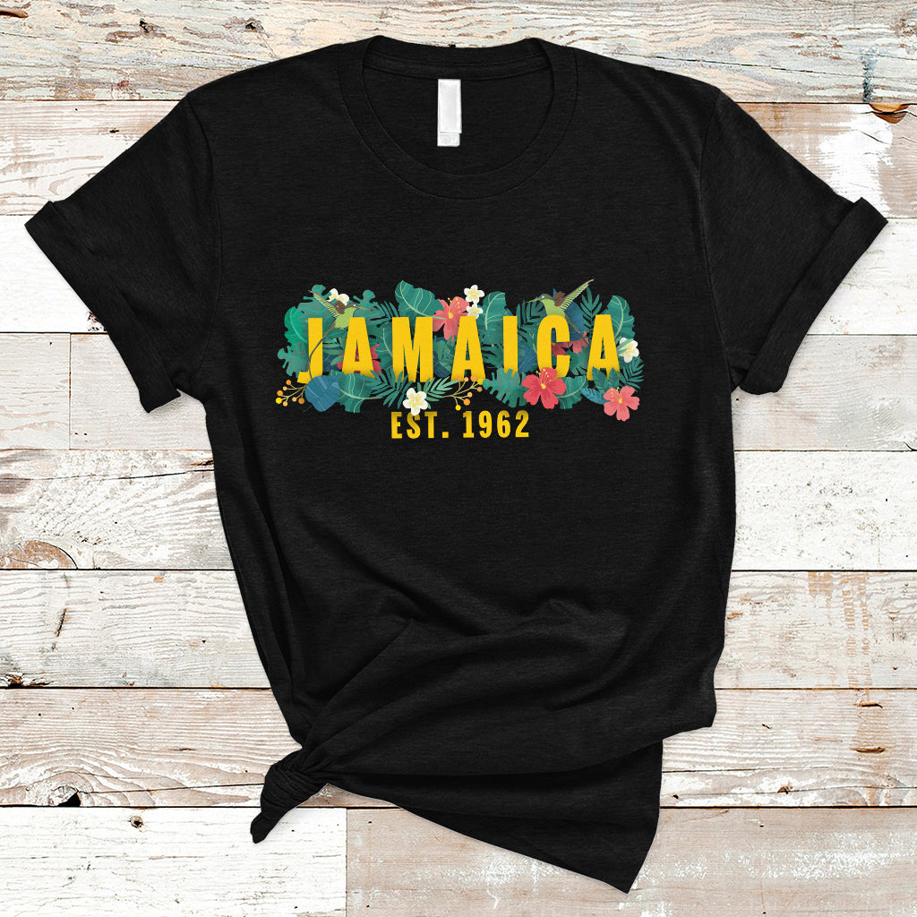 jamaica-t-shirt-jamaica-est-1962-jamaican-flower-bird-travel-souvenir