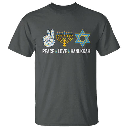 peace-love-hanukkah-retro-chanukah-jewish-menorah-star-of-david-t-shirt