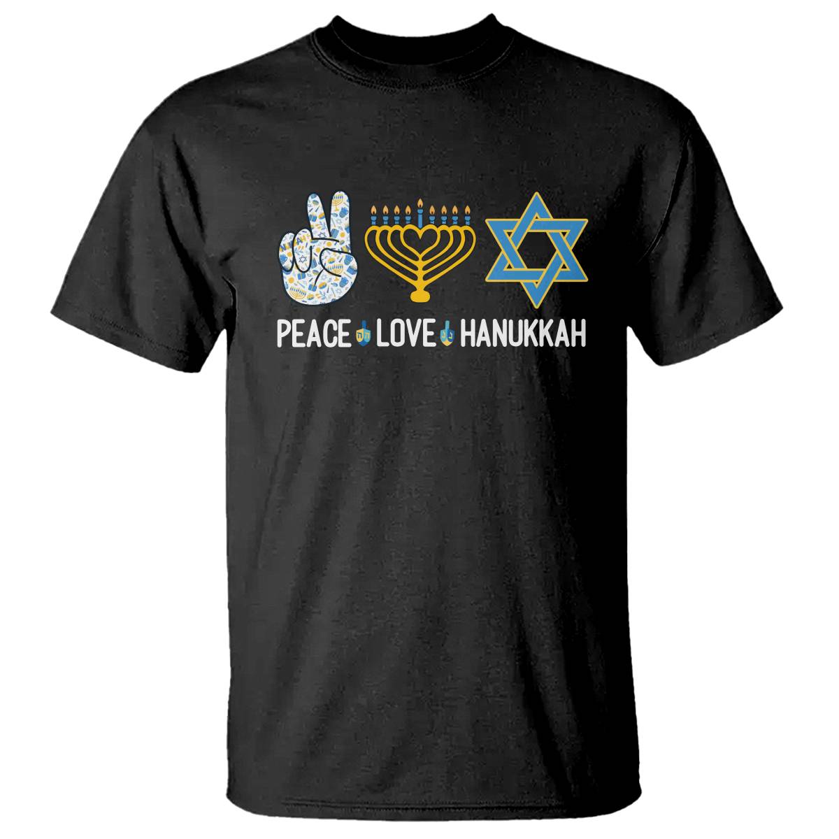 peace-love-hanukkah-retro-chanukah-jewish-menorah-star-of-david-t-shirt