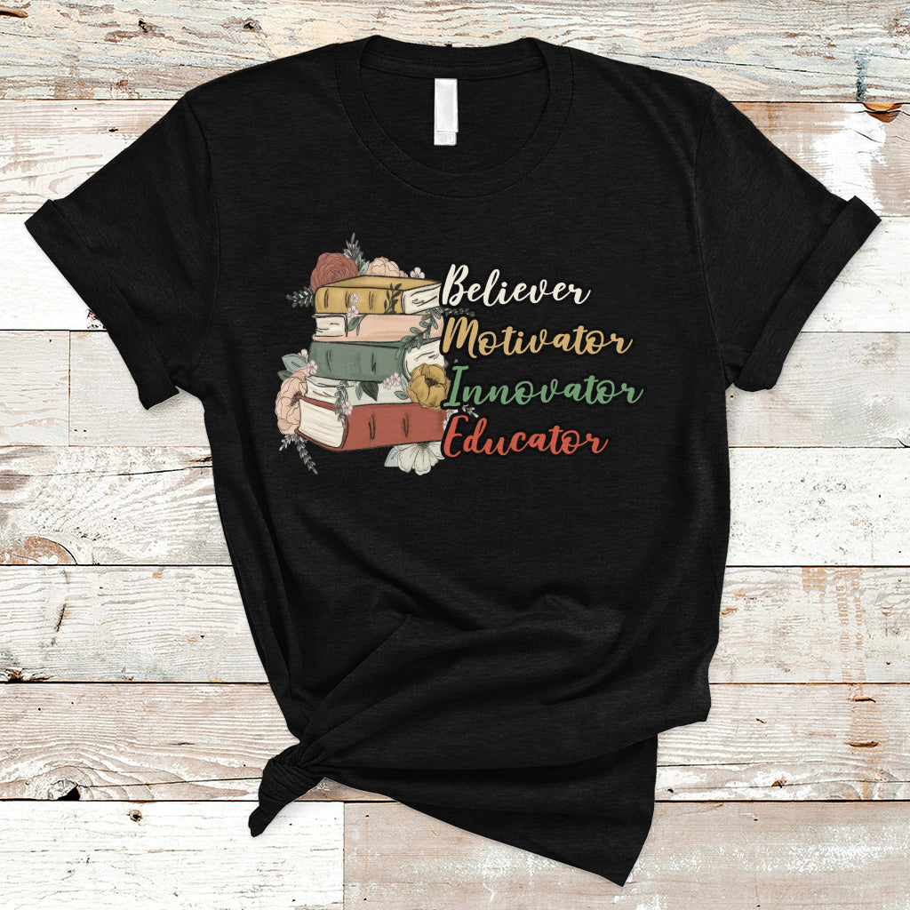 teacher-t-shirt-believer-motivator-innovator-educator-teach-inspire-love-teacher-t-shirt-back-to-school-shirt-gift-for-teacher-funny-teaching
