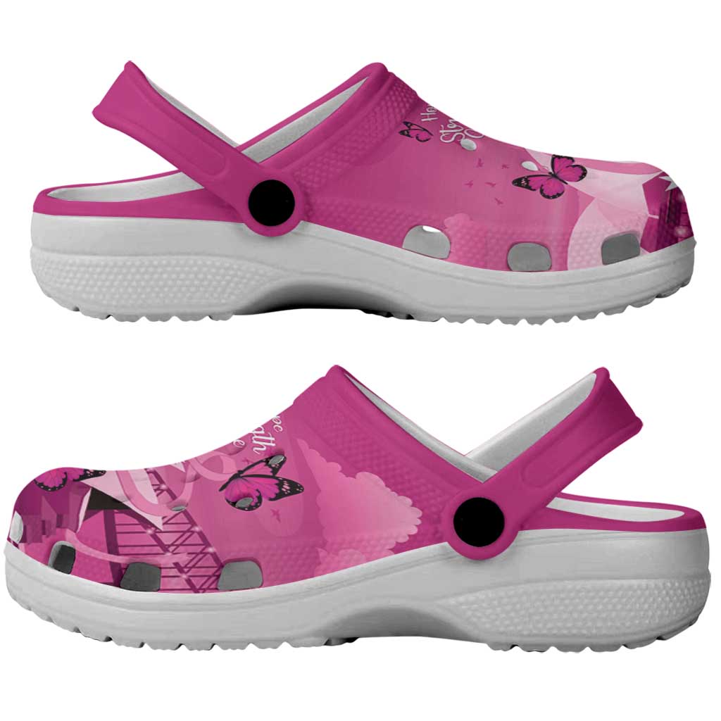Australia Breast Cancer Support Clogs Shoes Sydney Opera House Butterfly Pink Ribbon