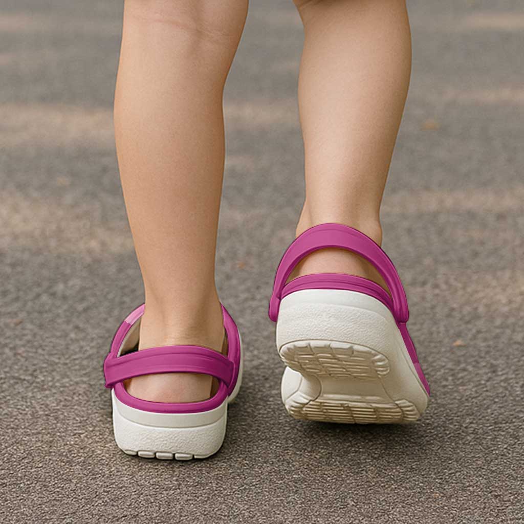 Australia Breast Cancer Support Clogs Shoes Sydney Opera House Butterfly Pink Ribbon
