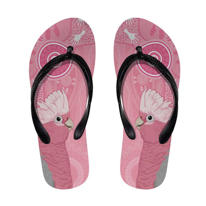 Australia Breast Cancer Support Flip Flops Galah Faith Hope Love Pink Month