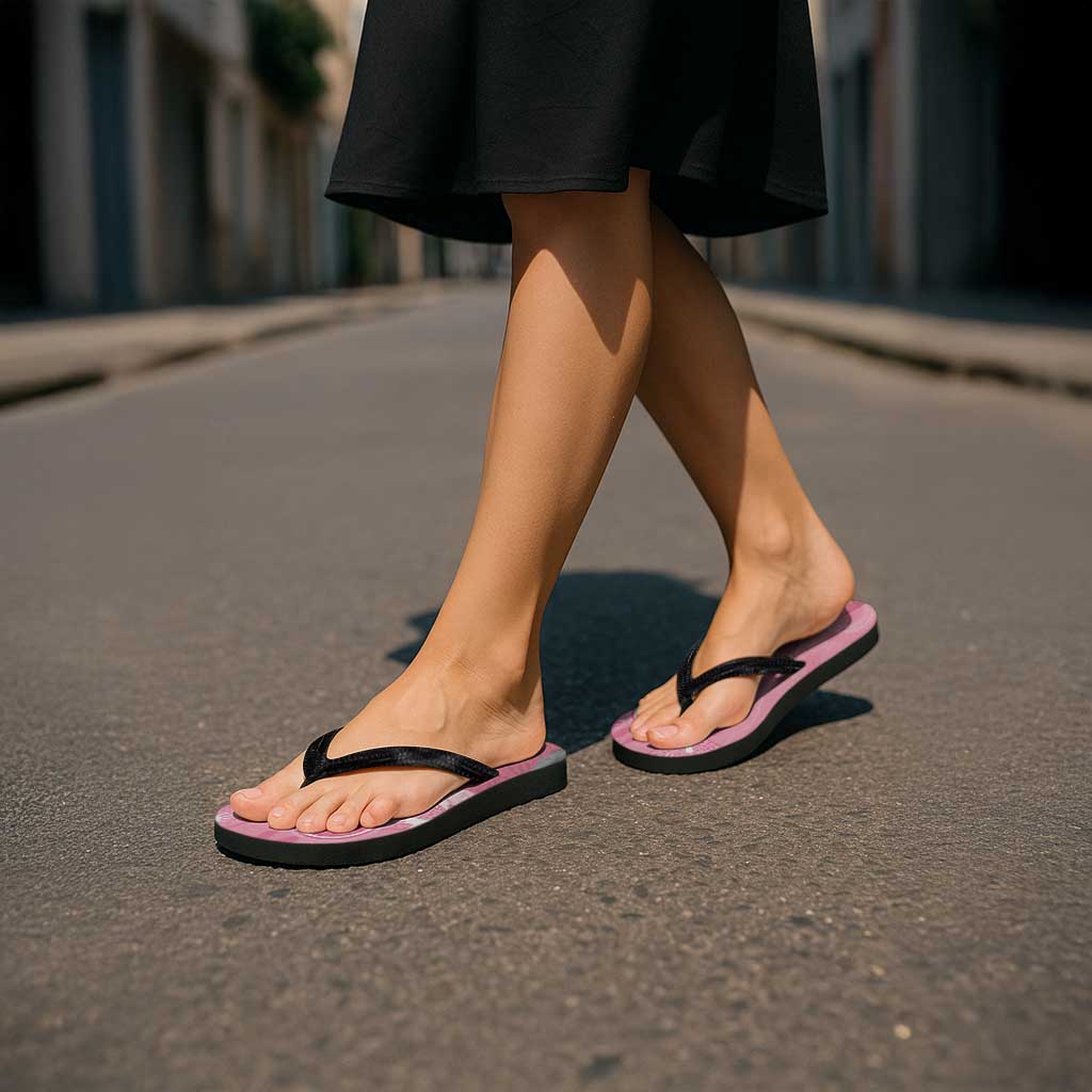 Australia Breast Cancer Support Flip Flops Galah Faith Hope Love Pink Month
