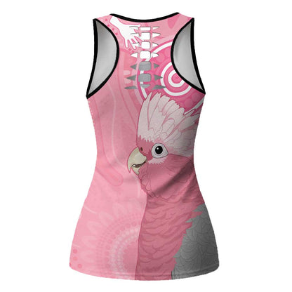 Australia Breast Cancer Support Hollow Tank Top Galah Faith Hope Love Pink Month