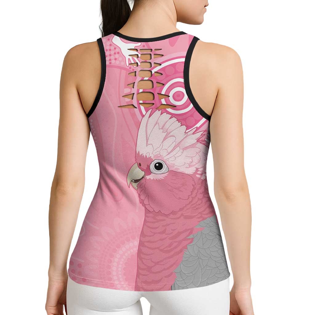 Australia Breast Cancer Support Hollow Tank Top Galah Faith Hope Love Pink Month