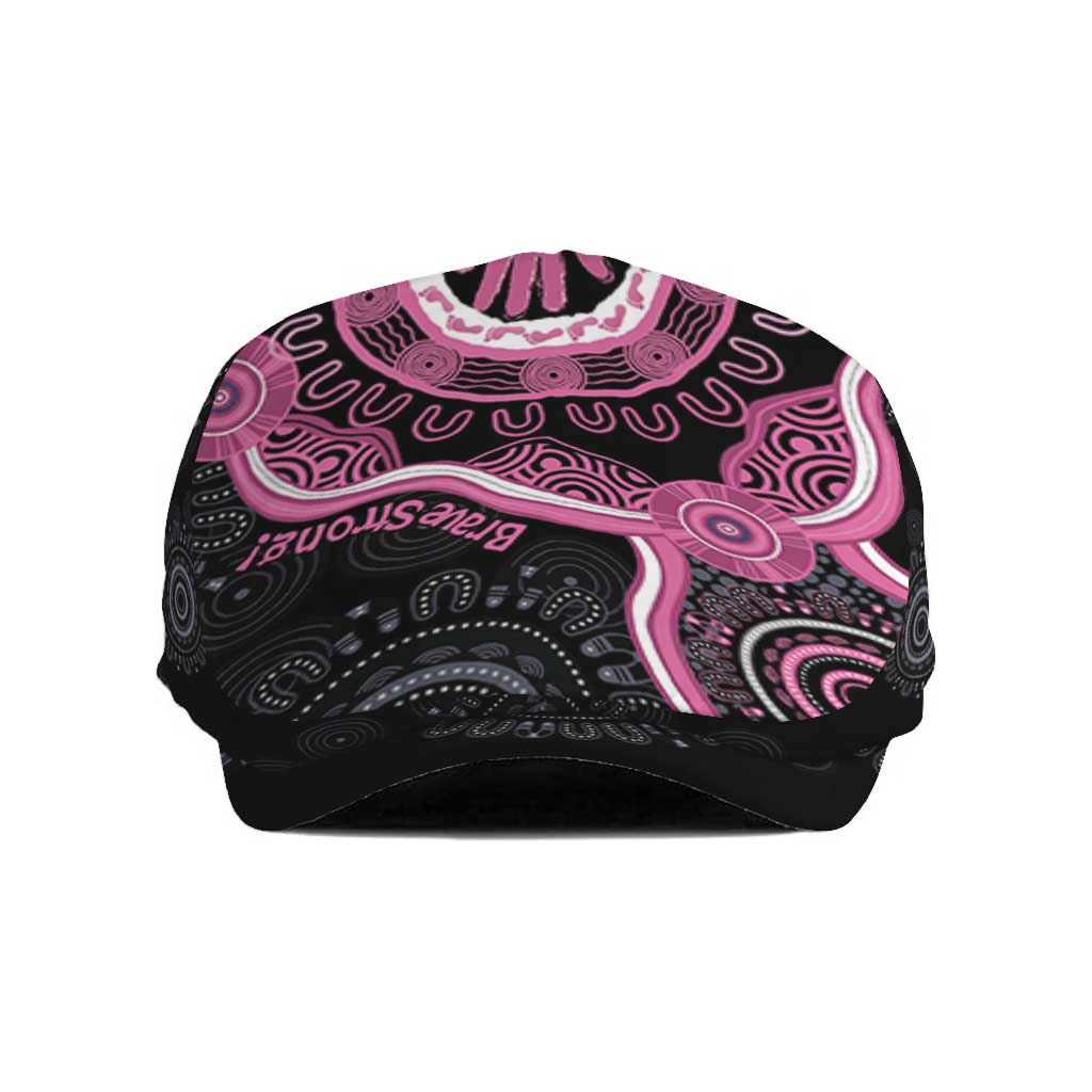 Australia Breast Cancer Support Jeff Hat Brave Strong Aboriginal Art