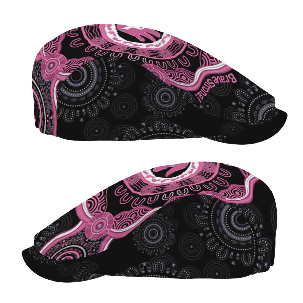Australia Breast Cancer Support Jeff Hat Brave Strong Aboriginal Art