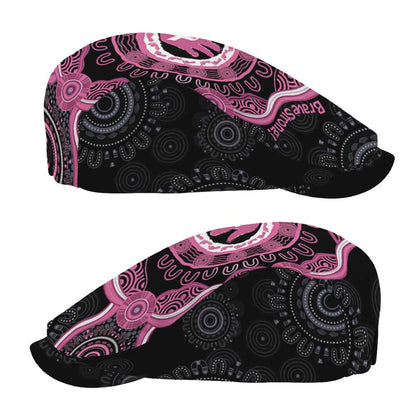 Australia Breast Cancer Support Jeff Hat Brave Strong Aboriginal Art