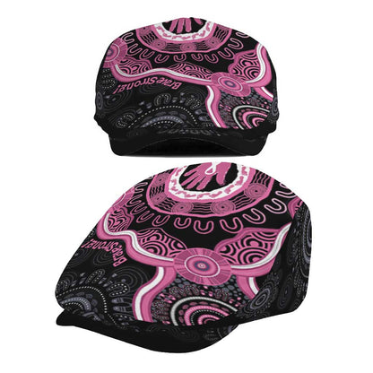 Australia Breast Cancer Support Jeff Hat Brave Strong Aboriginal Art