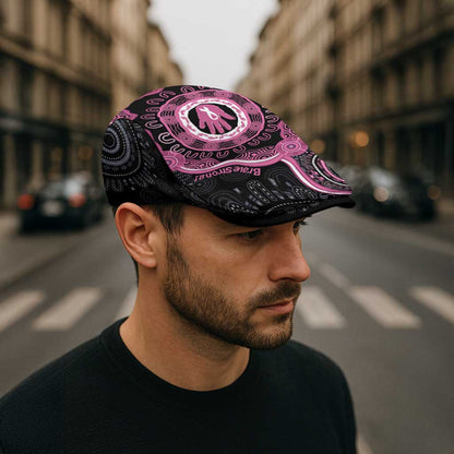 Australia Breast Cancer Support Jeff Hat Brave Strong Aboriginal Art