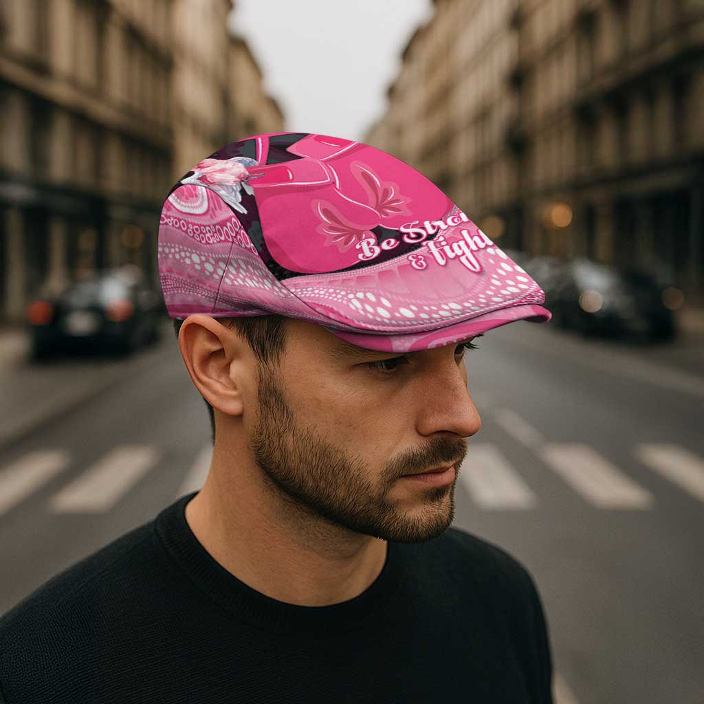 Australia Breast Cancer Support Jeff Hat Pink Cockatoo Fight Boxing Gloves Aboriginal Art