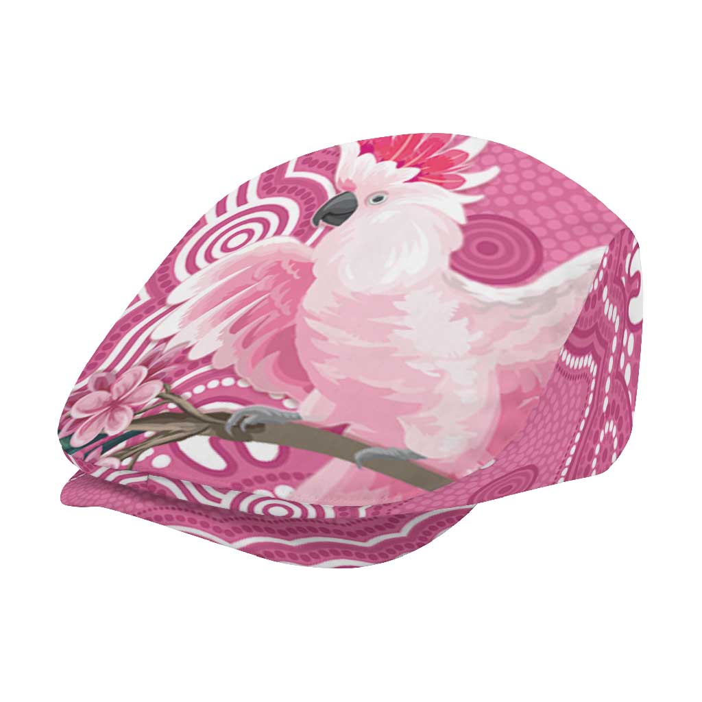 Australia Breast Cancer Support Jeff Hat Pink Cockatoo Ribbon Aboriginal Art