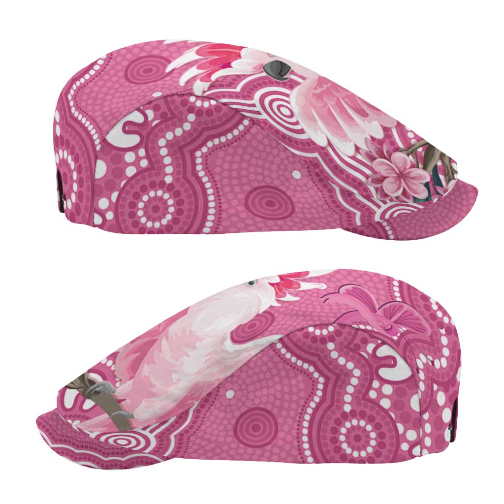 Australia Breast Cancer Support Jeff Hat Pink Cockatoo Ribbon Aboriginal Art