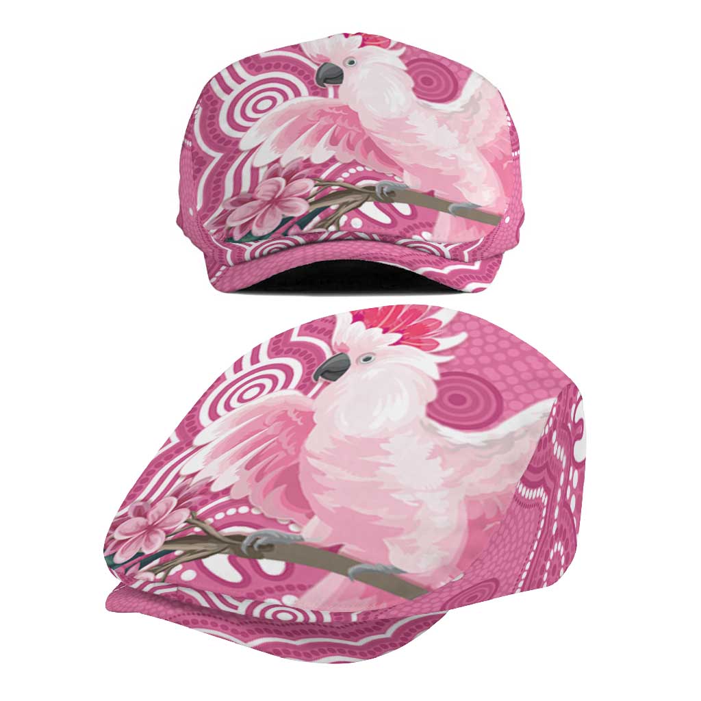 Australia Breast Cancer Support Jeff Hat Pink Cockatoo Ribbon Aboriginal Art