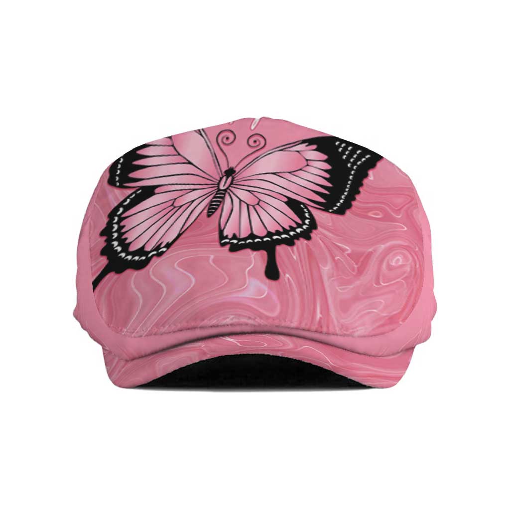 Australia Breast Cancer Support Jeff Hat Pink Ribbon Butterfly Opal Pattern
