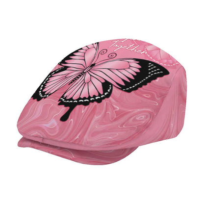 Australia Breast Cancer Support Jeff Hat Pink Ribbon Butterfly Opal Pattern