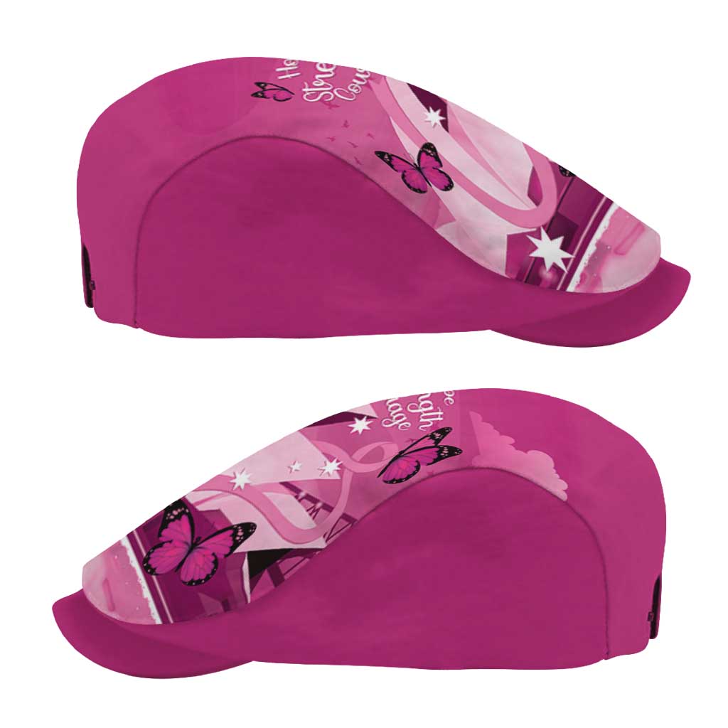 Australia Breast Cancer Support Jeff Hat Sydney Opera House Butterfly Pink Ribbon