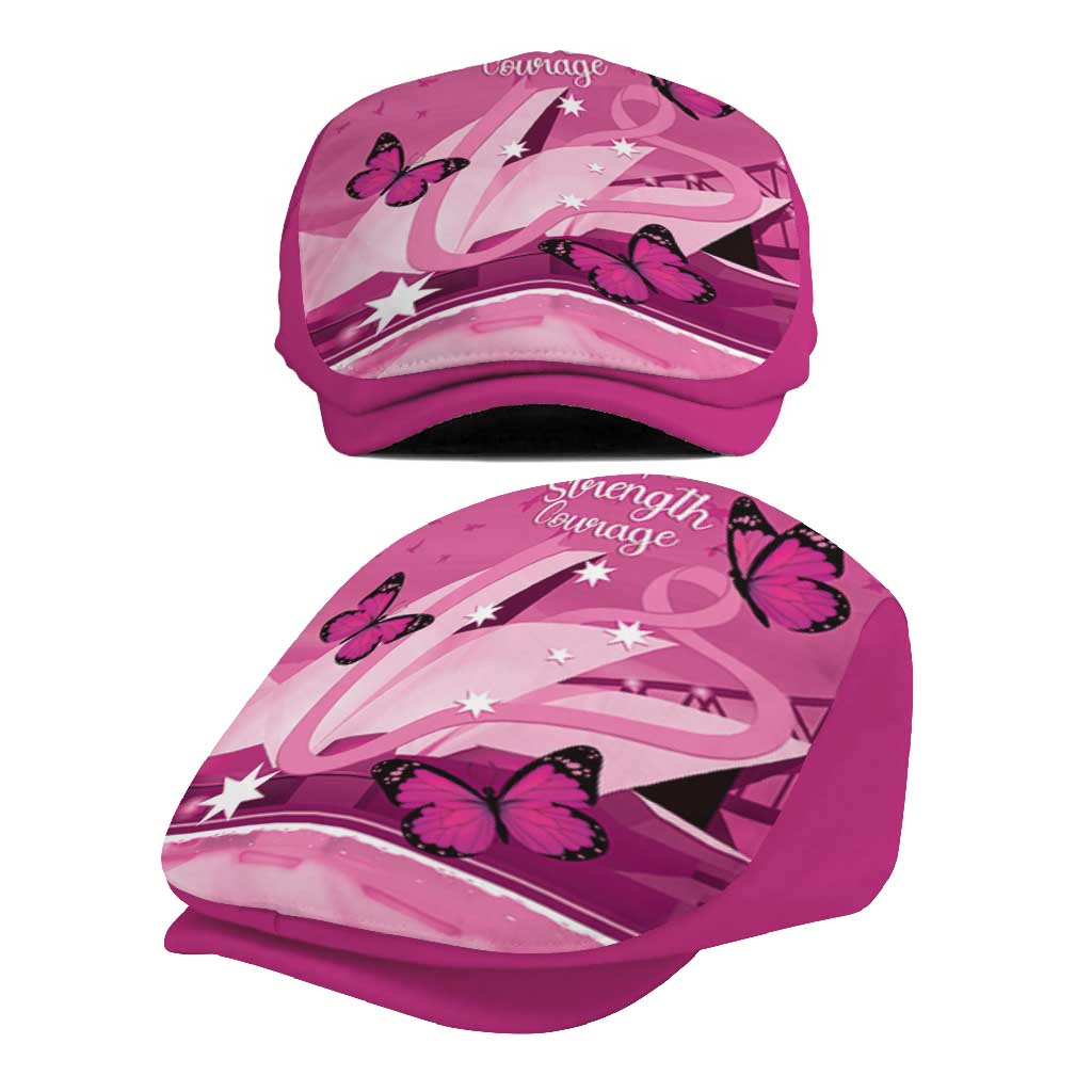 Australia Breast Cancer Support Jeff Hat Sydney Opera House Butterfly Pink Ribbon