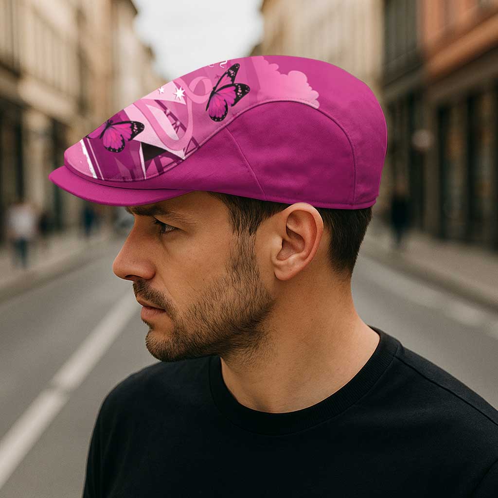Australia Breast Cancer Support Jeff Hat Sydney Opera House Butterfly Pink Ribbon