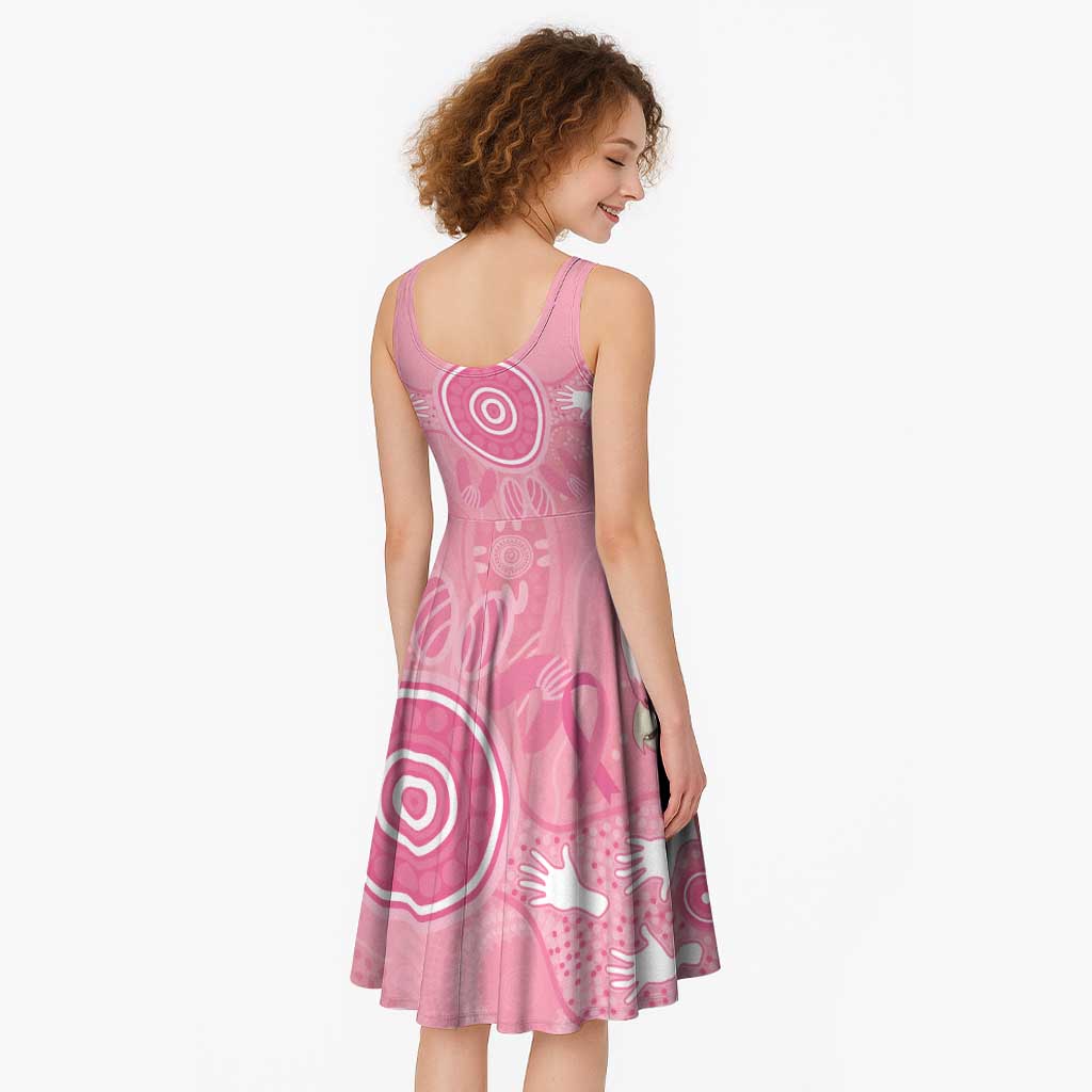 Australia Breast Cancer Support Midi Dress Galah Faith Hope Love Pink Month