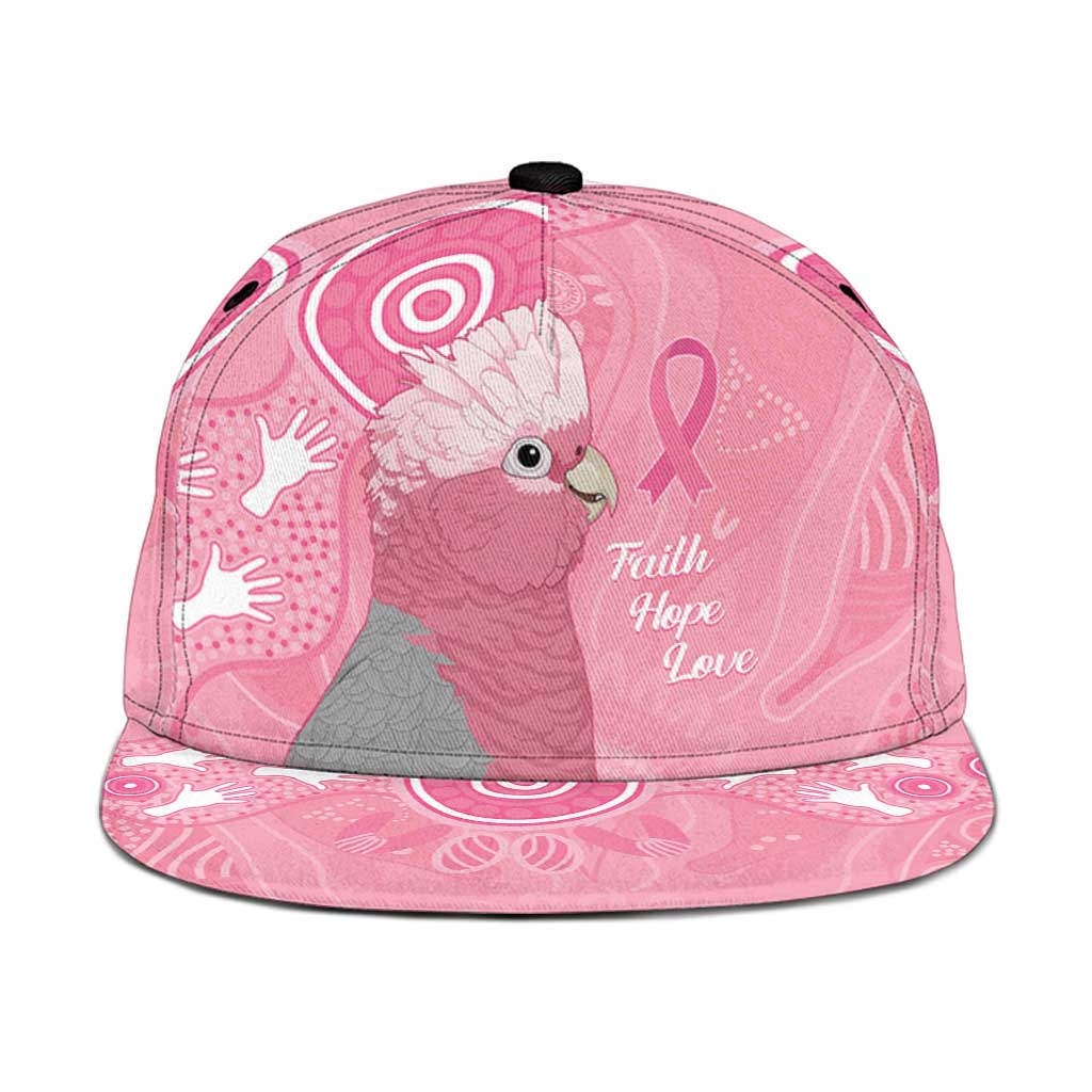 Australia Breast Cancer Support Snapback Cap Galah Faith Hope Love Pink Month