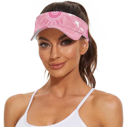 Australia Breast Cancer Support Sun Visor Cap Galah Faith Hope Love Pink Month