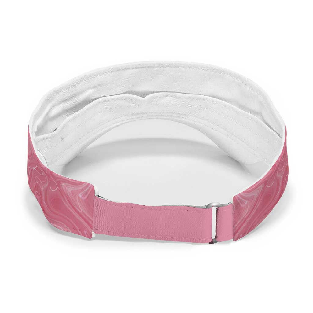 Australia Breast Cancer Support Sun Visor Cap Pink Ribbon Butterfly Opal Pattern