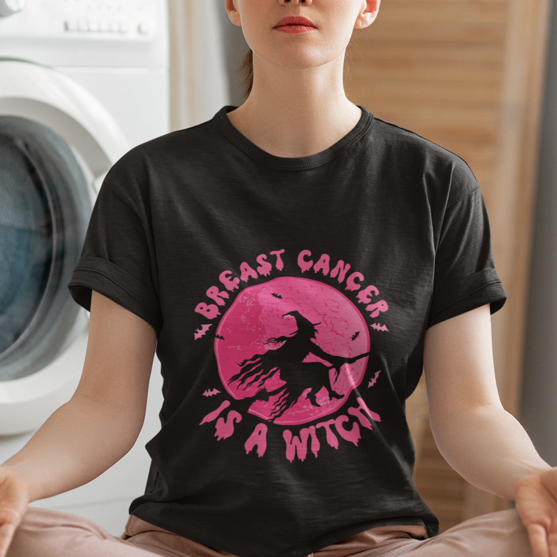 breast-cancer-witch-t-shirt-breast-cancer-is-a-witch-pink-ribbon-support-halloween-witch