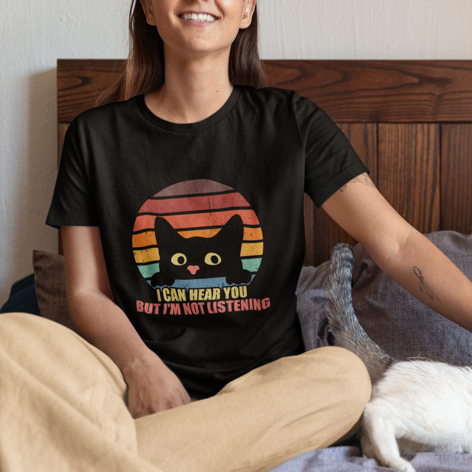 sarcastic-cat-t-shirt-funny-cat-i-can-hear-you-but-im-not-listening-retro