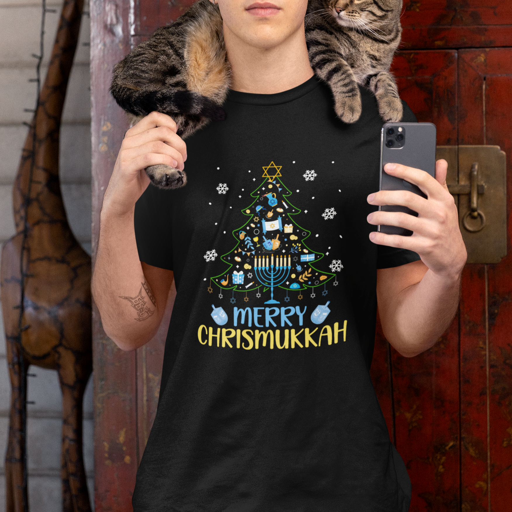 christmas-hanukkah-t-shirt-merry-christmukkah-jewish-christmas-tree-chanukah-hanukkah