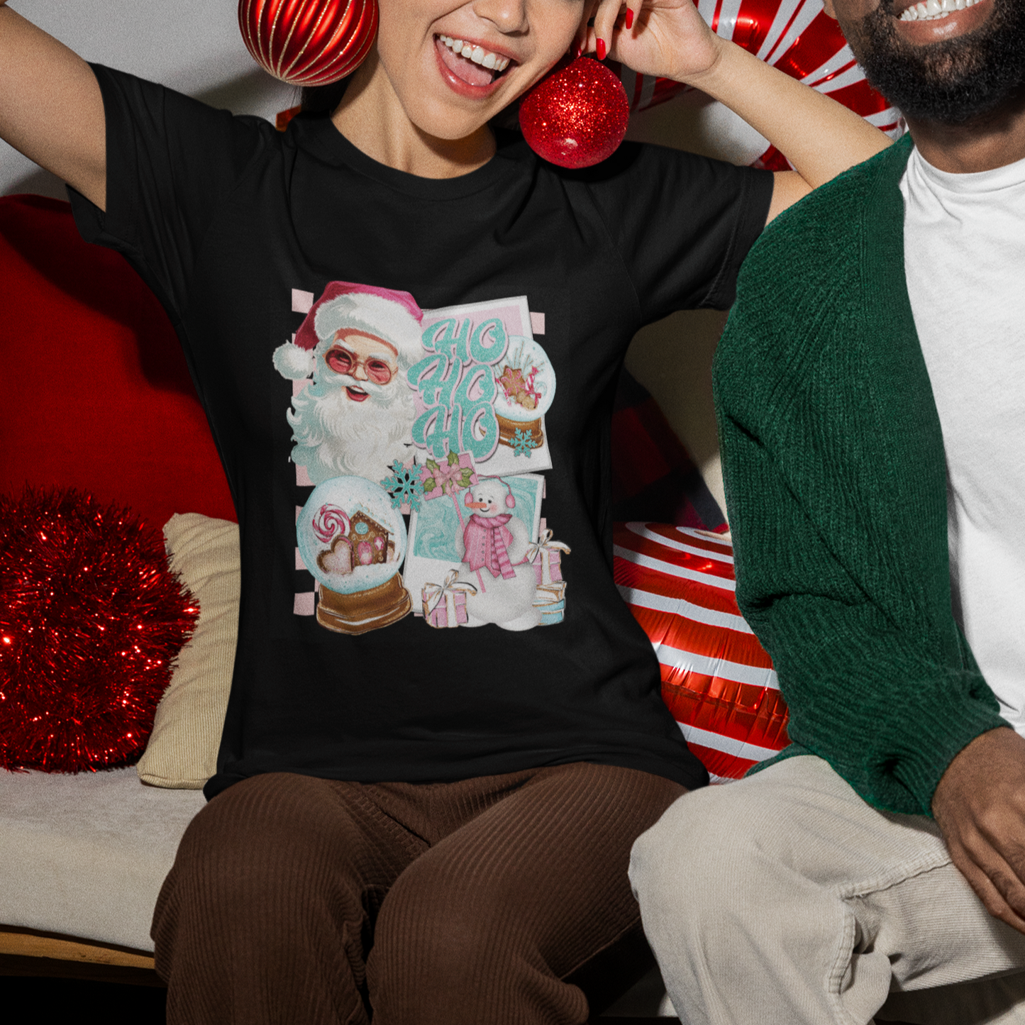 christmas-t-shirt-vintage-pink-santa-claus-ho-ho-ho