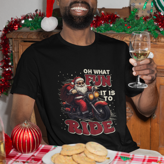 santa-claus-biker-t-shirt-oh-what-fun-it-is-to-ride-motorcycle-christmas-1