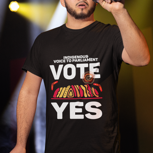 australia-indigenous-t-shirt-vote-yes-voice-to-parliament-urulu