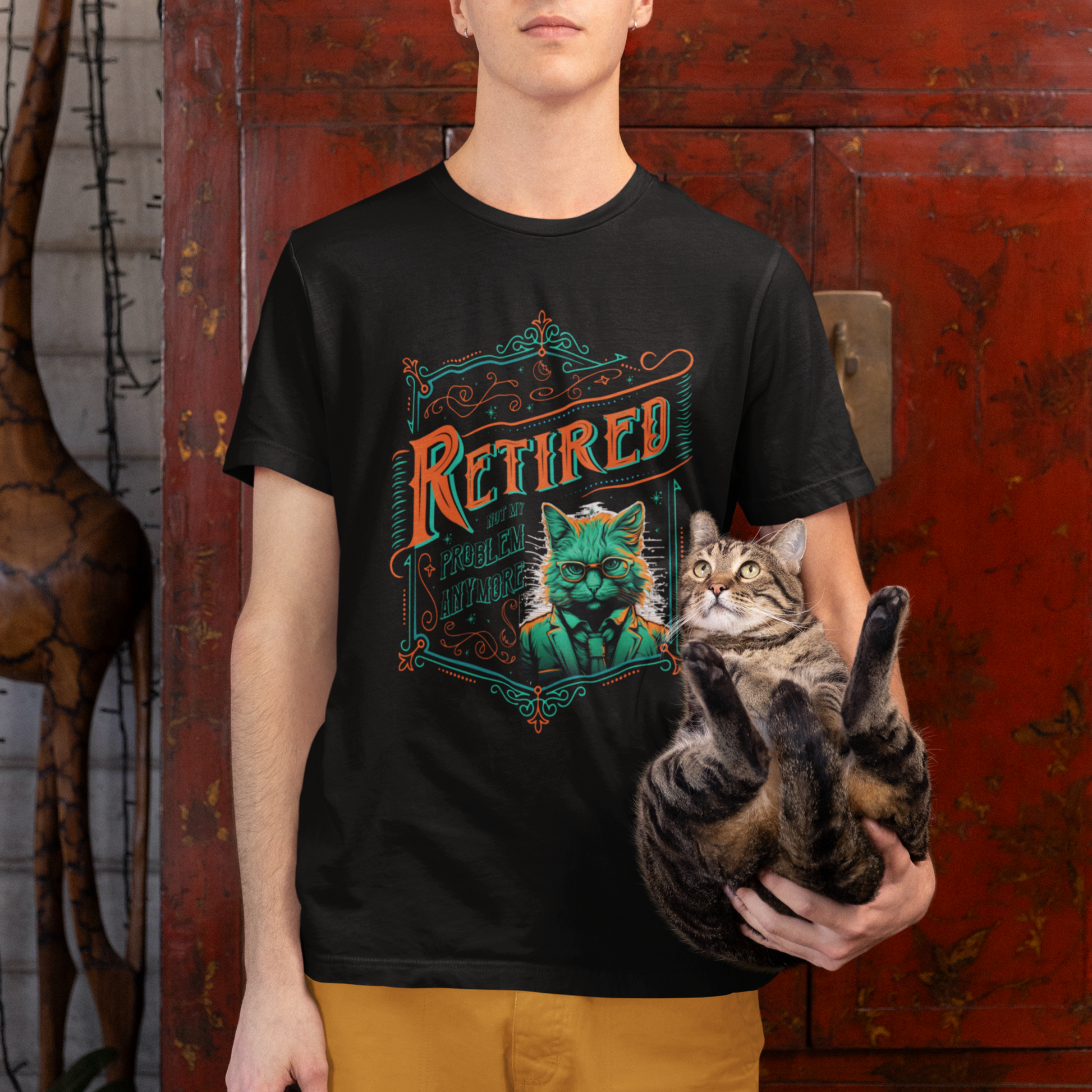 retirement-t-shirt-cool-cat-retired-not-my-problem-anymore