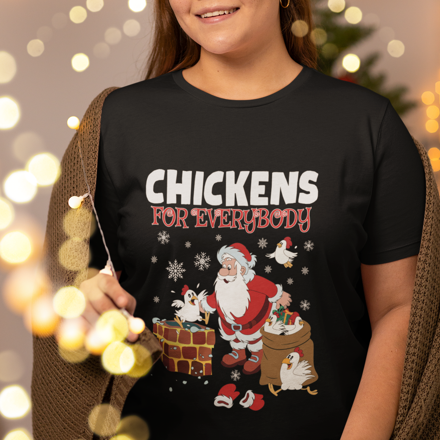 christmas-t-shirt-chickens-for-everybody-santa-present-chimney