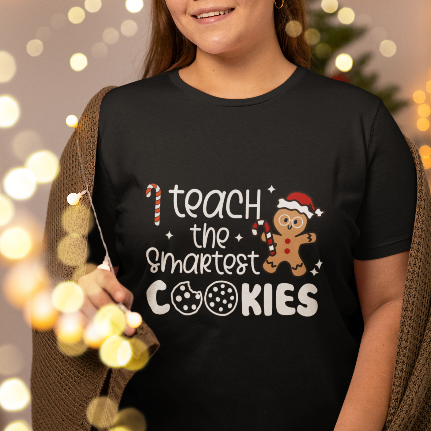 i-teach-the-smartest-little-cookies-christmas-best-teacher-t-shirt