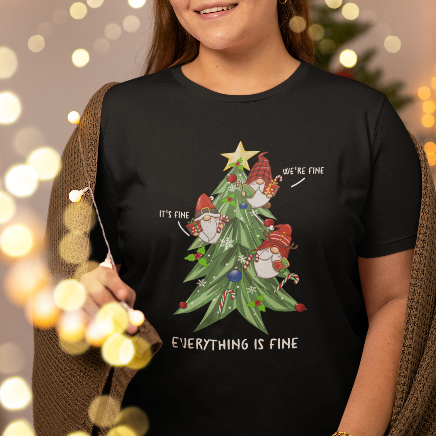 its-fine-were-fine-everythings-fine-funny-gnomies-t-shirt-with-christmas-tree