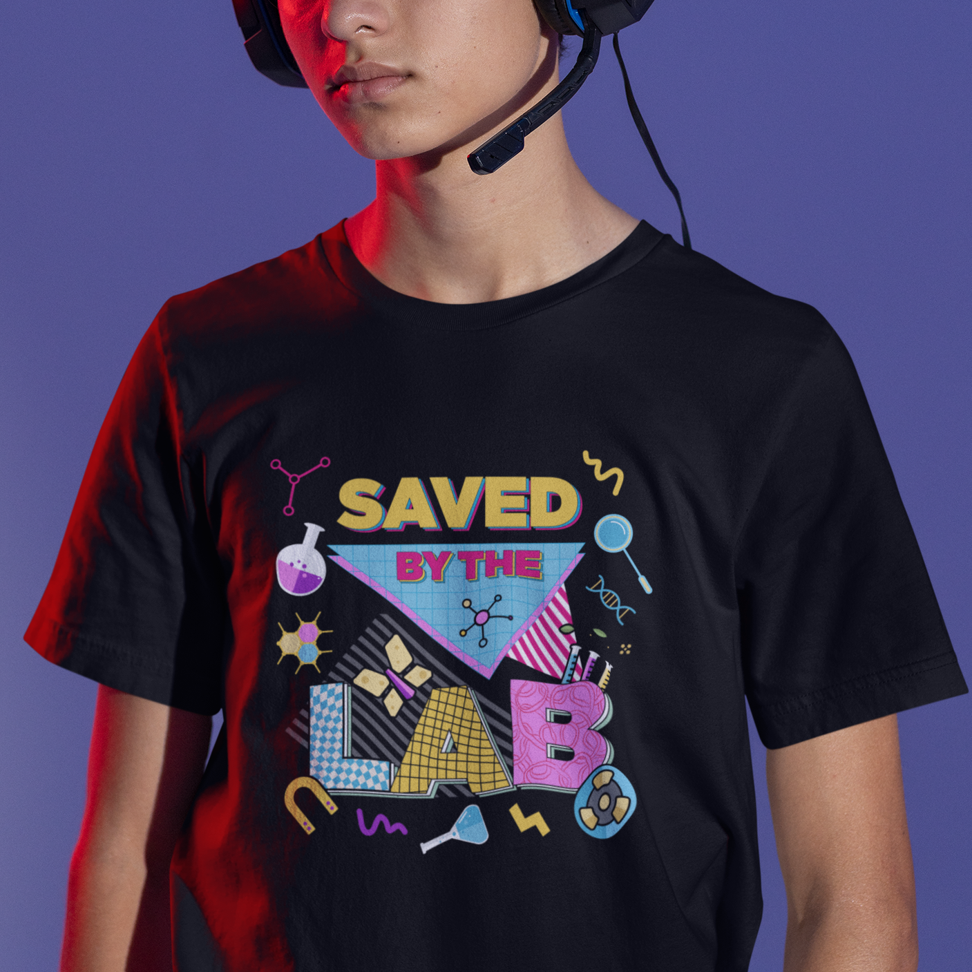 medical-lab-tech-t-shirt-lab-week-2023-saved-by-the-lab-retro-medical-laboratory-tech-ts02