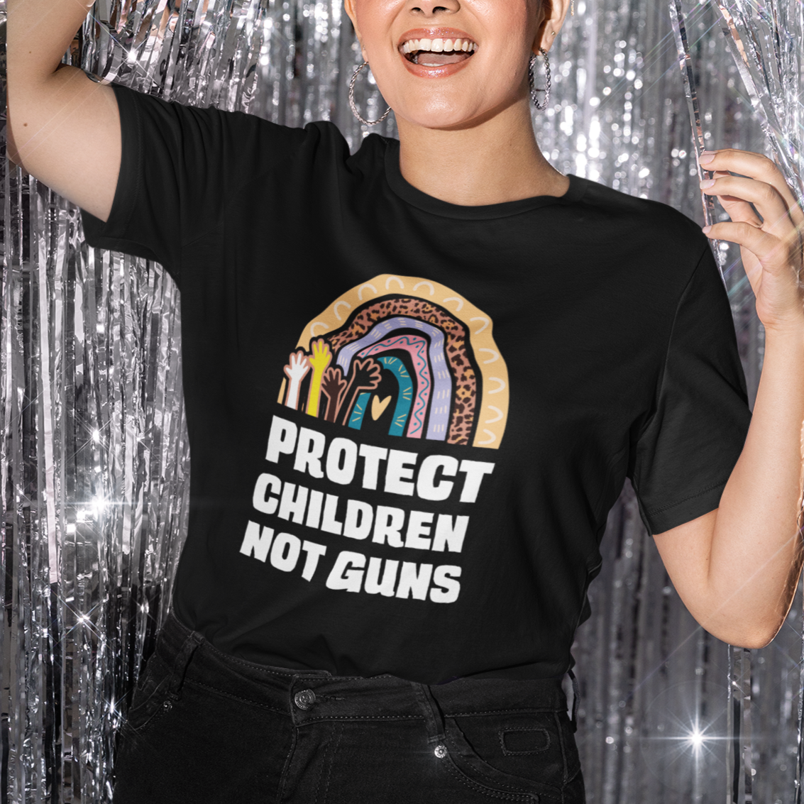 gun-violence-awareness-t-shirt-protect-children-not-guns-in-june-we-wear-orange-day-end-gun-violence-rainbow