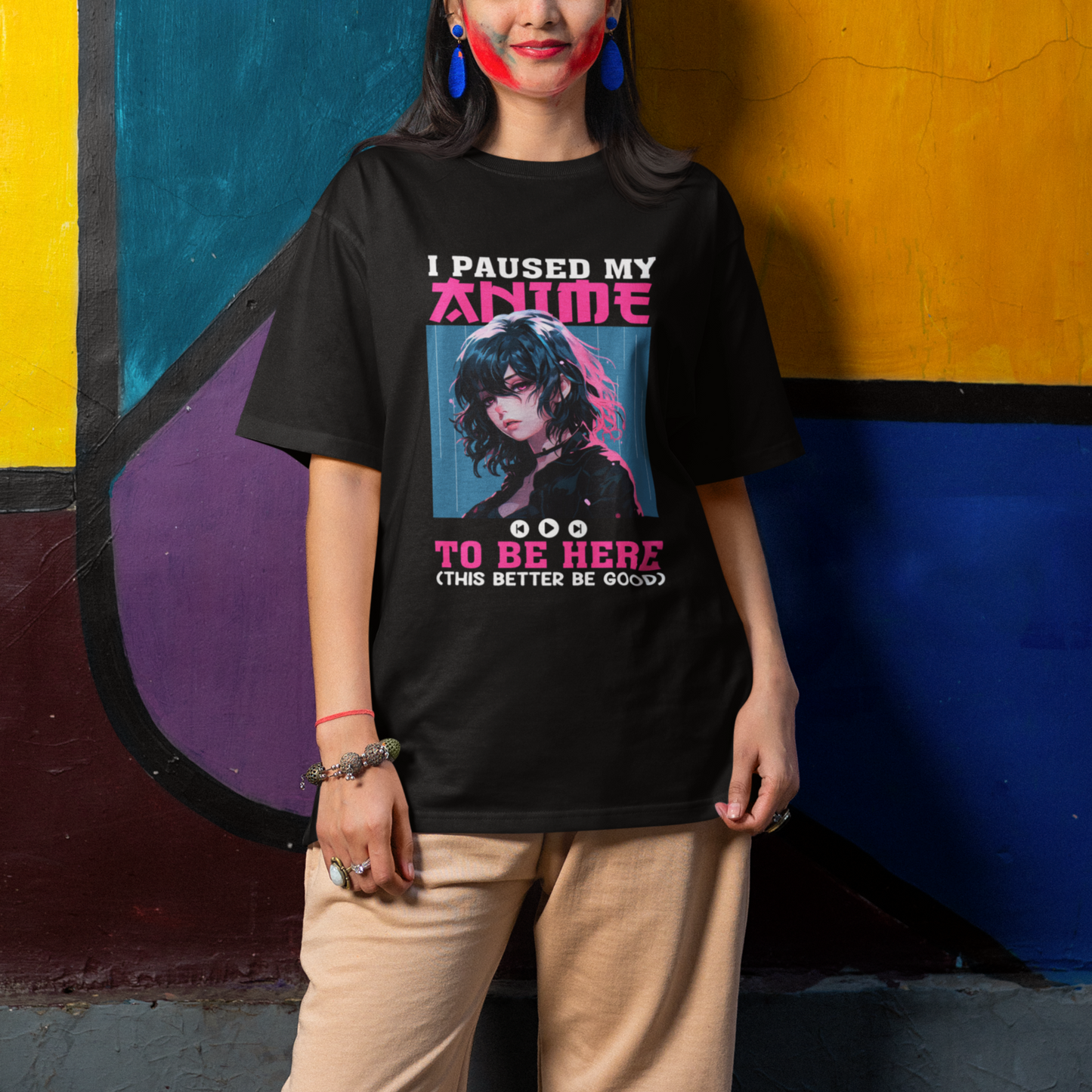 i-paused-my-anime-to-be-here-t-shirt-1