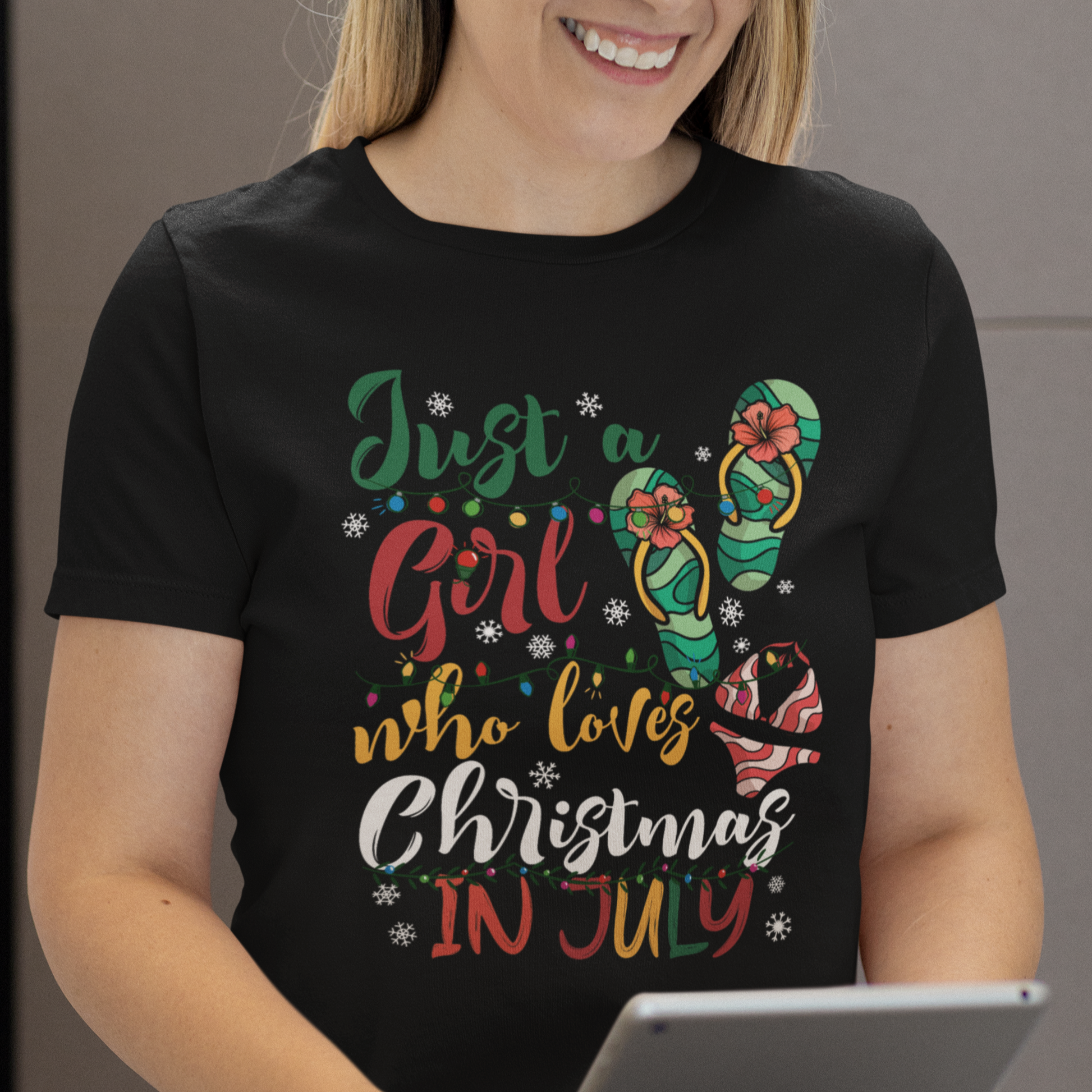 christmas-in-july-t-shirt-a-girl-who-loves-christmas-in-july-summer-beach-flip-flops