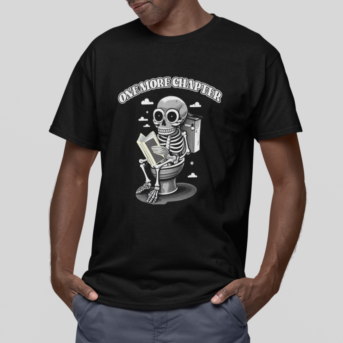 book-lover-t-shirt-one-more-chapter-bookaholic-skeleton