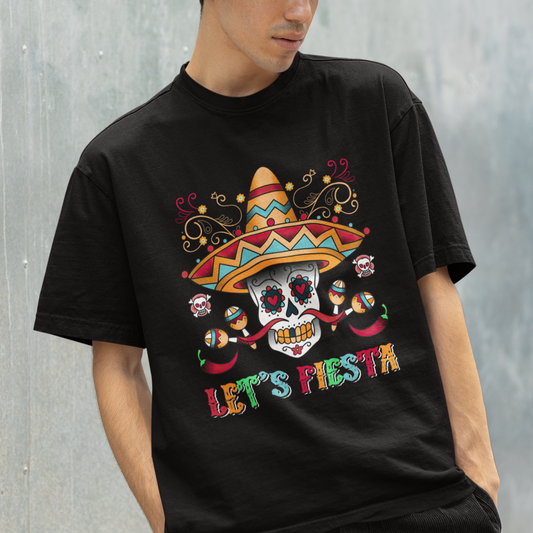 funny-cinco-de-mayo-t-shirt-cinco-de-mayo-lets-fiesta-mexican-sugar-skull-mexican-party-ts02