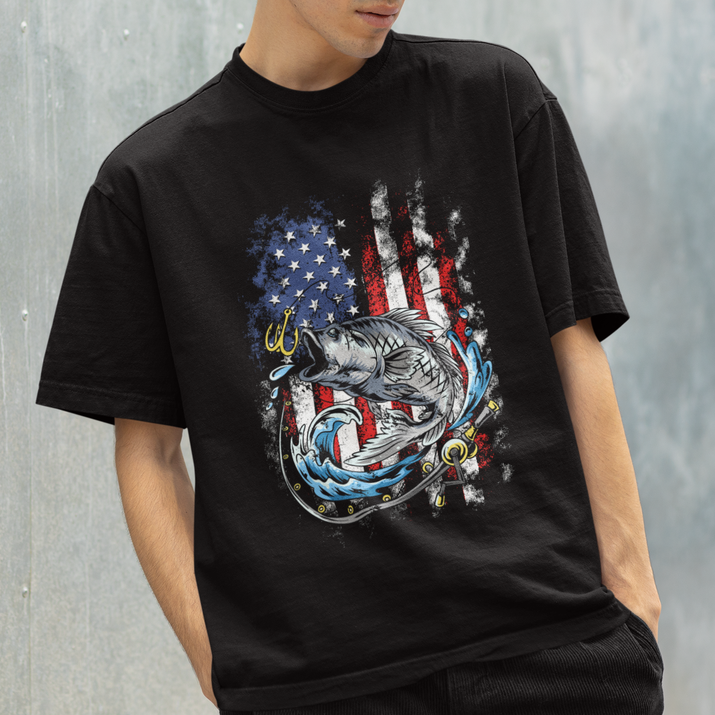 funny-fishing-t-shirt-fishing-american-flag-vintage-usa-bass-fisherman-gift