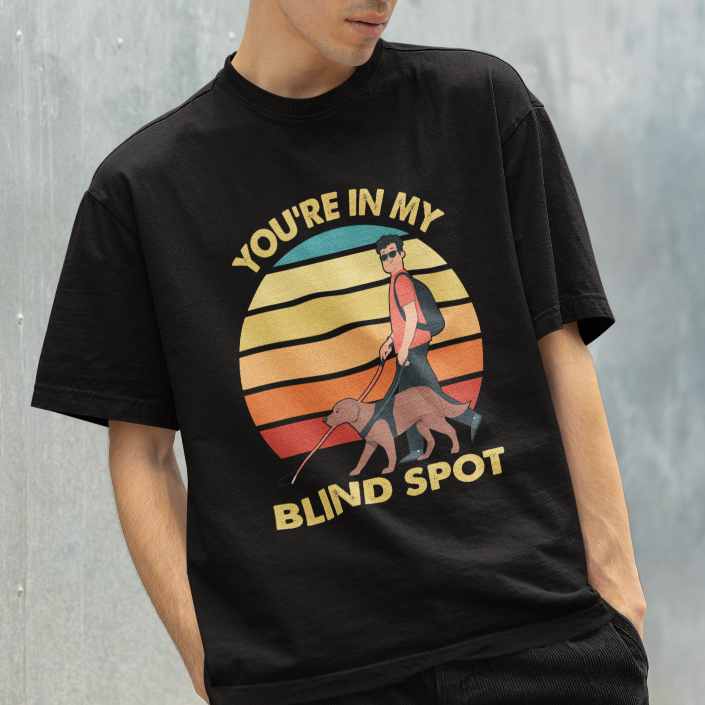 blindness-visual-impairment-t-shirt-youre-in-my-blind-spot-vintage