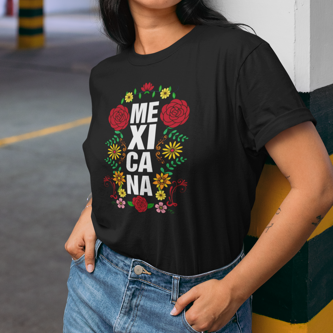 hispanic-heritage-month-mexico-mexican-t-shirt-mexicana-flowers