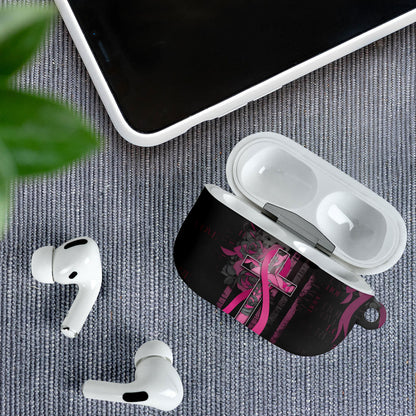 American Breast Cancer Support AirPods Case Hope And Cure Cross
