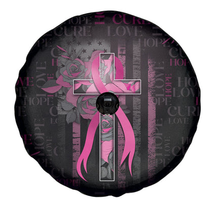 American Breast Cancer Support Spare Tire Cover Hope And Cure Cross