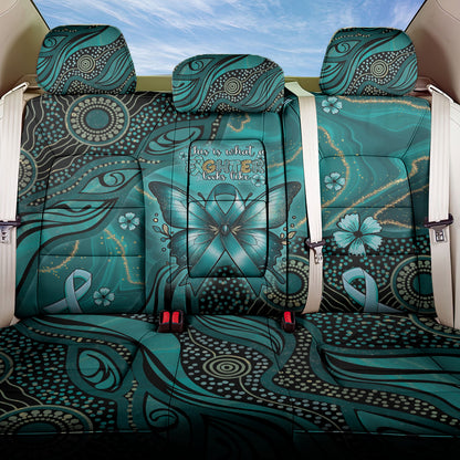 Ovarian Cancer Support Back Car Seat Cover This Is What A Fighter Looks Like